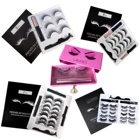 Eyelashes Best-selling Eyelash 2020 Best-selling 3D Magnetic Silk 3 Pairs Of Mixed Set False Eyelashes Suit