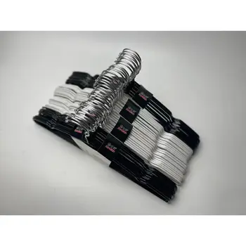 Avisday Shirt Metal Wire Hangers 40 Pack Strong Anti-Slip Hangers Rubber Coated Hangers