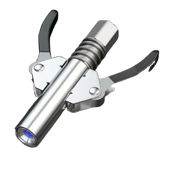 Sicomcn High Pressure Nozzle Grease Gun Nozzle Manual Electropneumatic Butter Machine Coupler Flat Head Nozzle Accessories