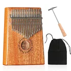 GS-7 HEBIKUO Factory Wholesale Musical Instruments Kalimba 17 Keys Thumb Piano