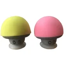 Speaker Car Speaker Cute Portable Mushrooms Head Sucker Wireless Bluetooth Speaker For Mobile Phone Car Mini Speaker