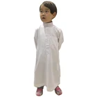 Kids Clothing Wholesale Islamic Kids Boy White Clothing Thobe Arab Design Daffah Thobe
