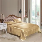 Duvets And Duvet Covers Gold Silk Bedsheets Bedding Set Duvet Cover 4pcs Each Set For Home Hotel Spa