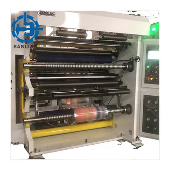 High Speed Roll To Roll Label Slitting Machine for bopp ldpe mdpe hdpe pvc