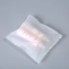 Opp Bag Plastic Custom Opp Pvc Zipper Packing Clothing Bag With Your Logo Zip Lock Packing Plastic Clothing Bag