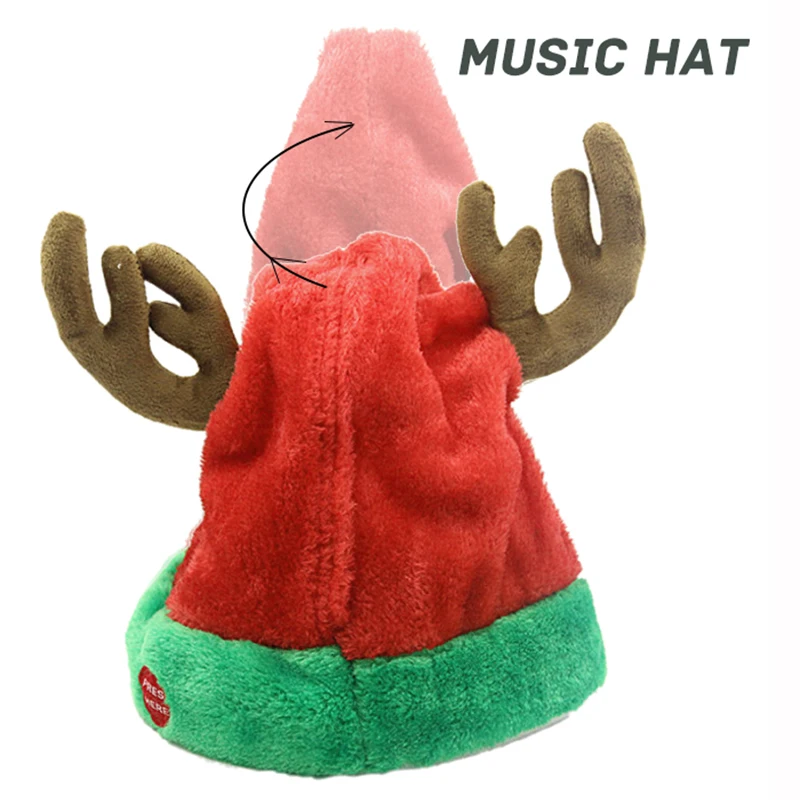 singing xmas hat