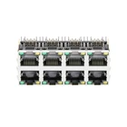 Port 4 Port Rj45 Connector 8p8c Female Modular Jack 2 To 4 Port RJ45 Connector 0810-2H4R-BG-F XFGIGH-STKVDYG8-4 0811-2X4R-28-F