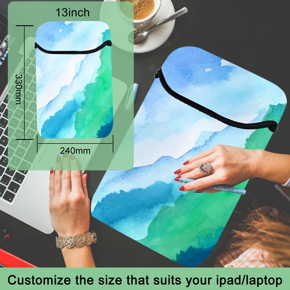 Laptop Pouch 11 13 Inch Cute Slim Soft Customized for Kids School Tablet Sleeve supplier
