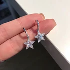 Fashion Stars Earrings Jewelry Fashion Trendy Wholesale 925 Sterling Silver Stars Earrings Women's Jewelry