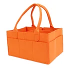 Baby Bag Diaper Caddy Mommy Felt Baby Diaper Organizer Caddy Bag