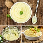 Kitchen Manual Stainless Steel Potato Ricer Masher With 3 Fineness Discs Potato Press Potato Masher