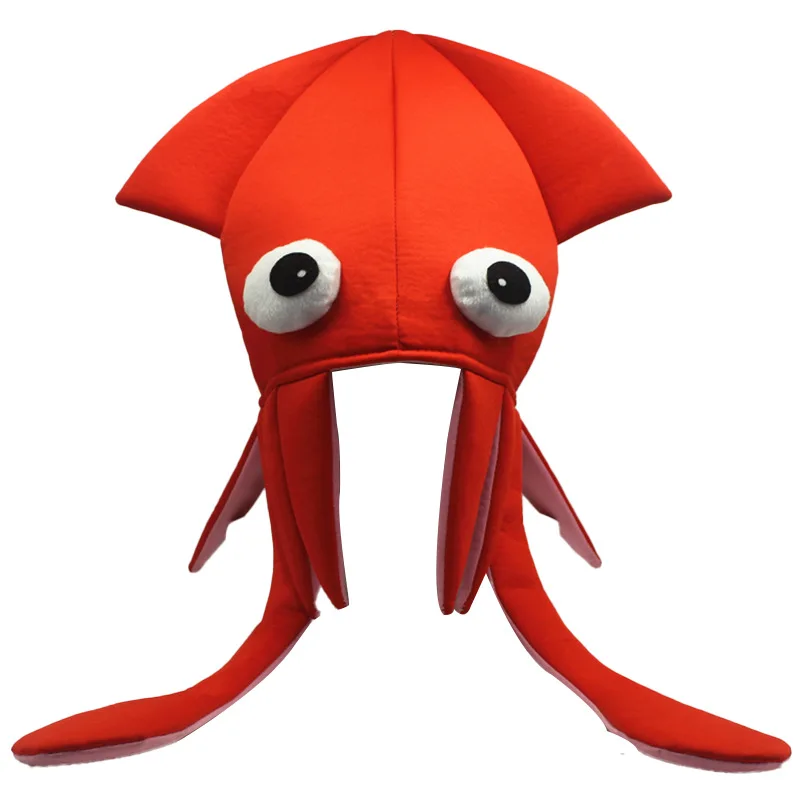 Funny Party Hats Squid Hat Funny Fun And Crazy Hats In Many Styles - Buy  Four Color Velvet Squid Octopus Hat Masquerade Show Party Props Novelty Toy  Funny Hat April Fool Cosplay