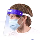 High Definition Anti-fog Face Shield CE Pet+sponge+elastic Band Class I 34g With PET Material ANSI-Z87.1 ANDX