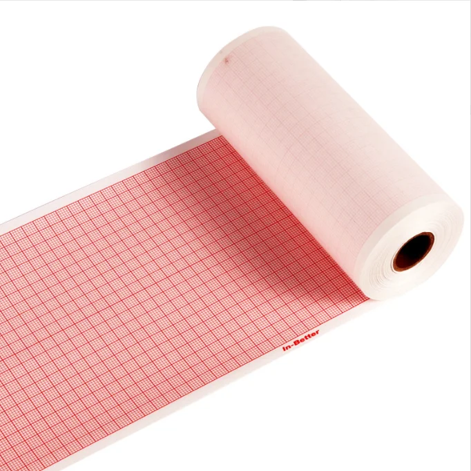 Oem Wholesale Ecg Chart Paper Hospital Ecg Thermal Paper Medical Recor