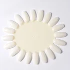 Nail Color Nail Art Tool Display Board 20-color Oval Color Card Nail Clip Nail Oval Color Card