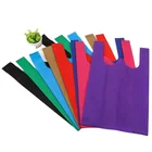 Bags Bag Factory Wholesale Best Price Biodegradable Vest Bags Pp Non Woven T-shirt Bag Shopping