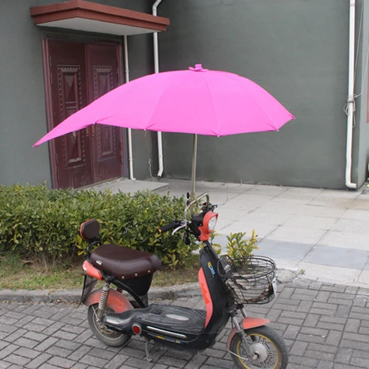 WXL417 Custom Advertising Umbrellas Electric Bike Sun Protection Canopy Awning Electric Motorcycle Sunshade Umbrella