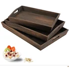 Wooden Tray Country Style Multi-purpose Acacia Wooden Serving Tray