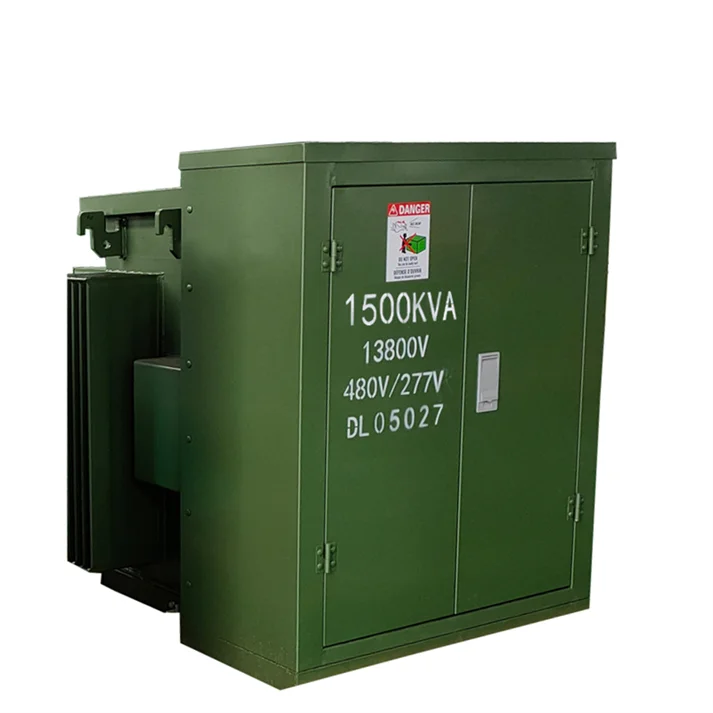 حار بيع 750KVA 1250KVA 13.2KV إلى 220Y / 127Y توزيع الطاقة الكهربائية محول تنحى المزود