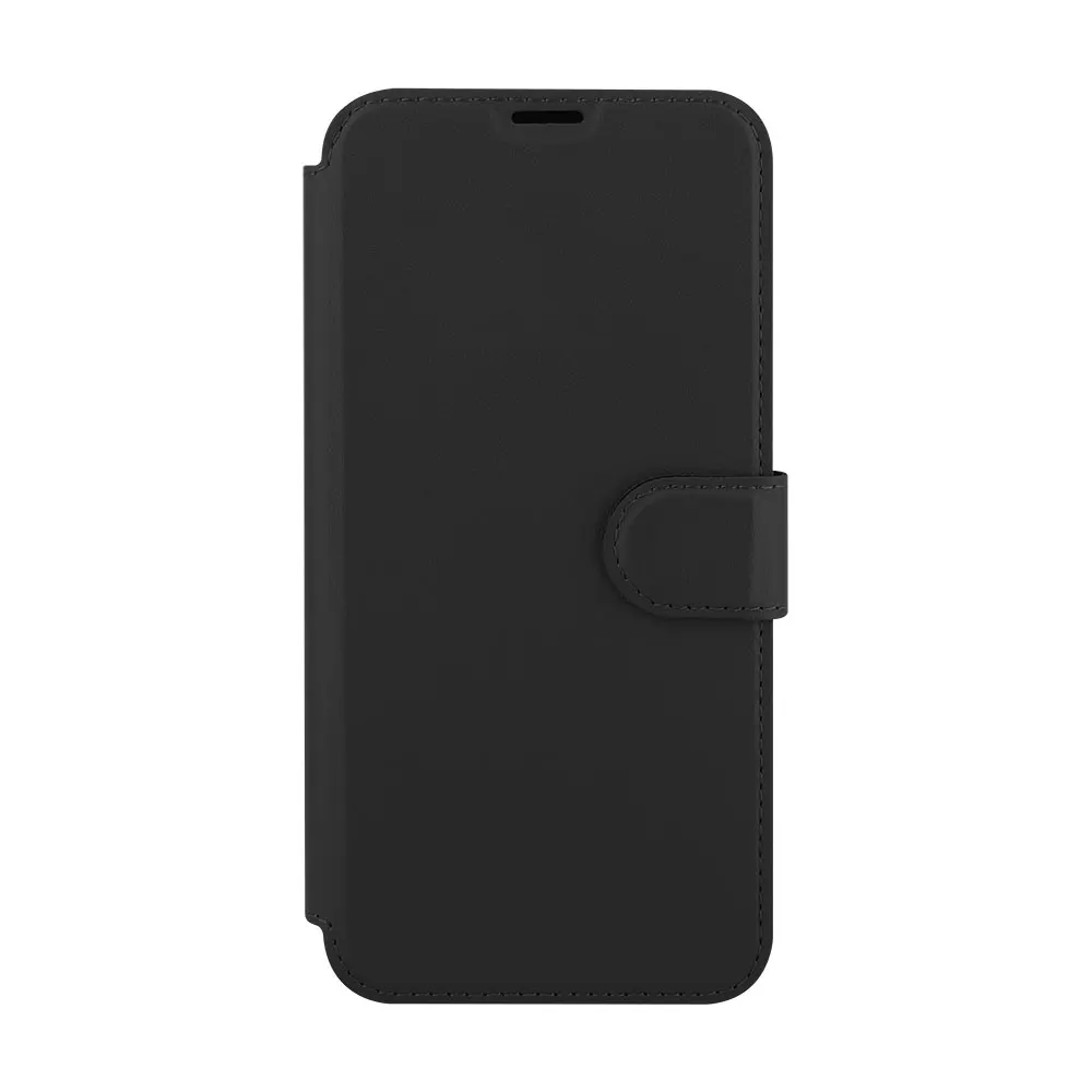 product laudtec flip leather wallet case for smartphone multiple card slots solid color for phone case for iphone 17 pro max-3