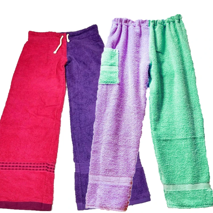 swim towel pants custom printed  towel pants  plus size beach towel pants for kids &adults
