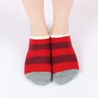 Socks Pattern Hot Sell Ladies Casual Knitted Antiskid Socks Ankle-length Socks With Stripe Pattern Patchwork Color