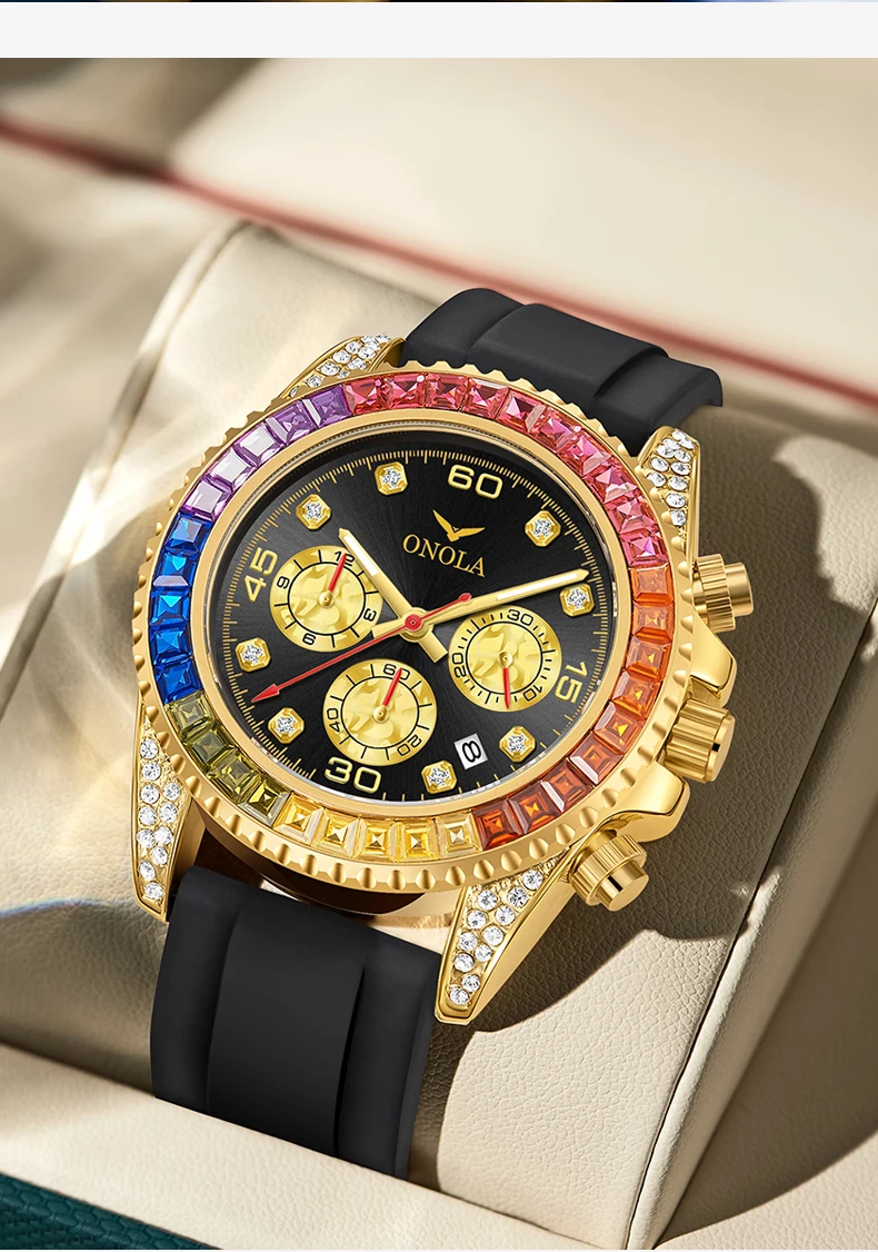 ONOLA 6842 Rainbow Chronograph Watch12.jpg