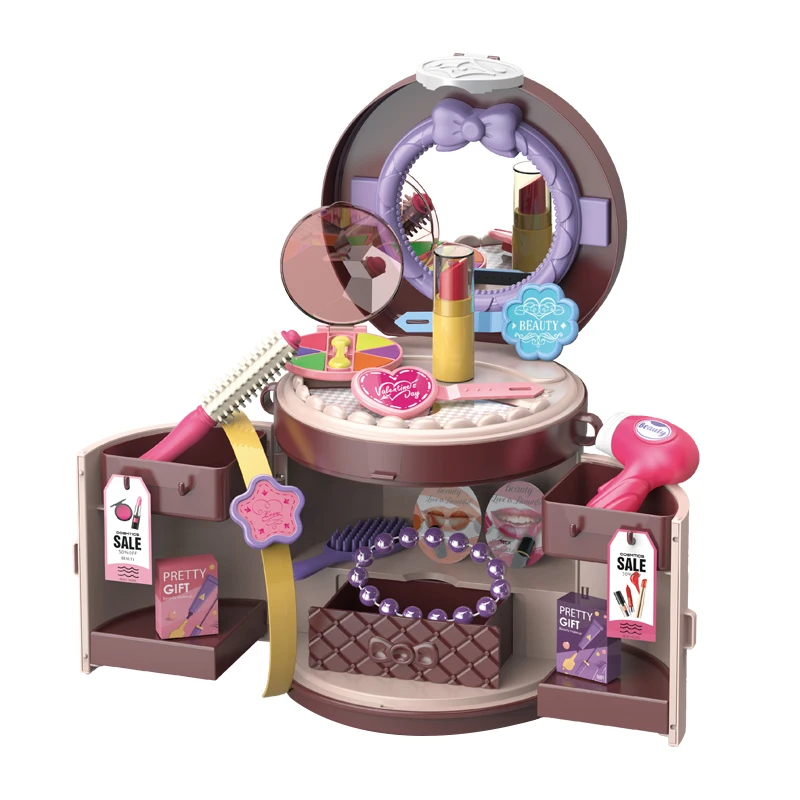 Girls makeup kit beauty fashion toys for girls and kids princess make up box set
