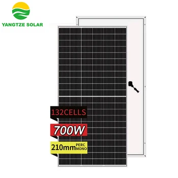 680w 690w 700w 210mm solar cells import solar panels with biggest power in the world