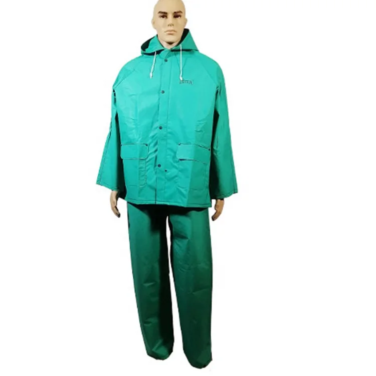 Pvc Raincoat Men Rain Coat Jacket 