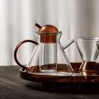 Tea Pot Glass Tea Pot Kettle Loose Leaf Tea Maker With Built In Infuser And Removable Filter