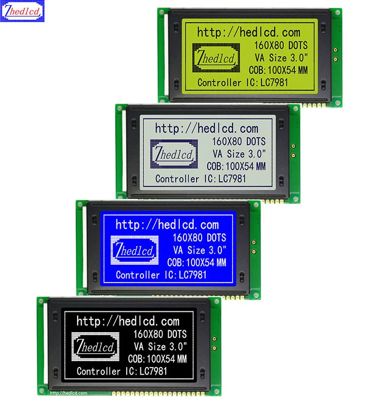 160 x 80 mm lcd panel for sale