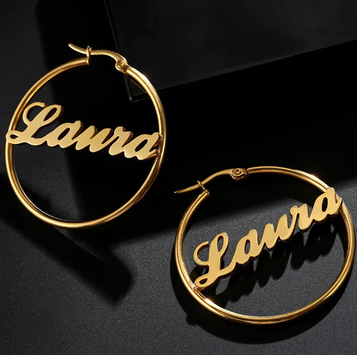 round earrings name