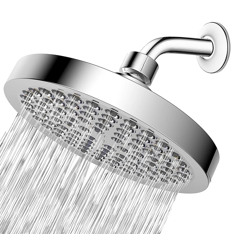 6” Shower Head Sprayer for Bathroom Luxury Rainfall Chrome Finished 