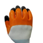 Puncture Gloves Proof Gloves Puncture Proof Safety Nylon Double Nitrile Coated Nitrile Dipped Working Gloves