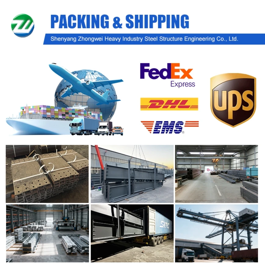 Custom Design Steel Building Structure Warehouse From China for Storage manufacture