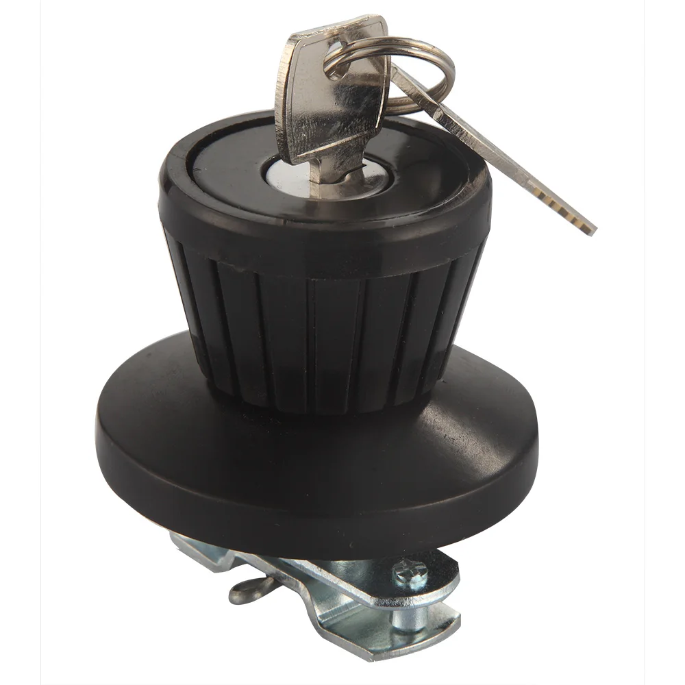 Durable Zinc Alloy and Plastic Handle Latch Lock with Key for Industrial Cabinet Door or Environmental Test Chamber supplier