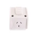 Customized Logo Brand Weatherproof Waterproof Push Button Outdoor Switches Socket