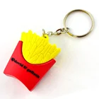 Usb Factory Direct Sales Custom Promotion Gifts 3D PVC Cute Usb Drive Holder Key Ring Keychain