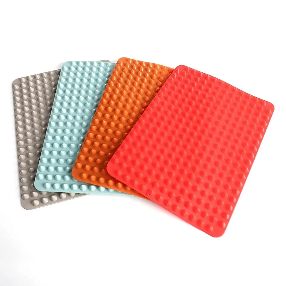 Wholesale Non-stick Silicon Mat Kitchen Baking Reusable Colored Oven Silicone Baking Mats
