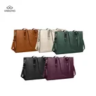Notebook Bag For Office Women's Briefcase Shoulder Tote Computer Bags Pu Leather Women Briefcase Laptop Bags