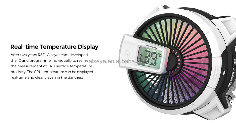 Profile Cpu Air Cooler, ALSEYE, W90, ITX - detail 12