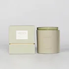 Candles Gift Candle Scented Soy Wax Candle Leather Wrap Private Label Candles Gift Luxury Soy Wax Scented Candle