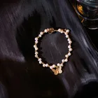 Set Jewelry Full Diamond Butterfly Two-piece Set Bracelet Necklace Women Summer 2021 New Pearl Jewelry