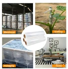 Transparent Wrap Transparent LLDPE Transparent Stretch Film Plastic Wrap For Cargo Packing