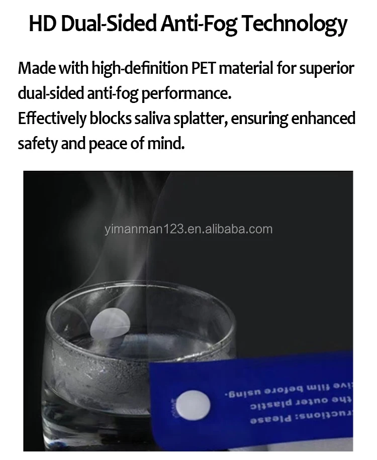 Anti-Fog & Anti-Scratch Plastic Face Shield With Visor Medical Masks for Face Protection & Isolation Protective Face Shield factory
