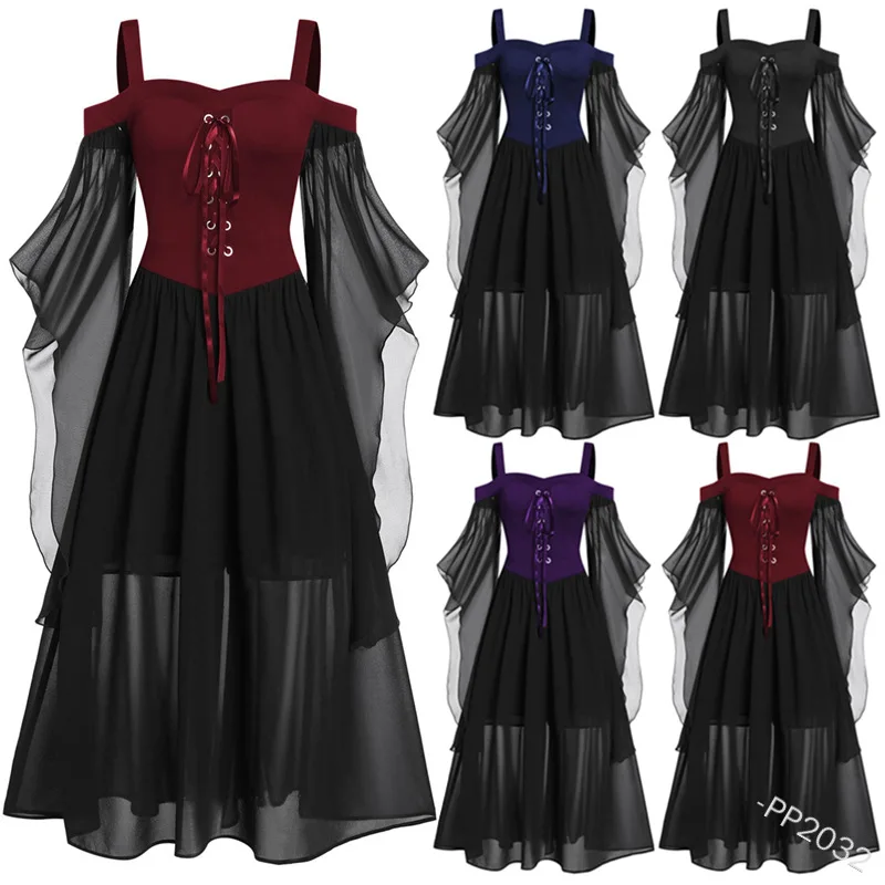 Las Mejores Ofertas En Mujer Vestido Medieval Y Gótica Disfraces | EBay