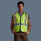 Clothing Vest Customized Reflective Clothing Vest Construction Safety Led High Visibility Vest