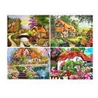 Landscape Paintings Custom Wholesale Embroidery Crafts Landscape Full Drill Diy 5d Diamond Painting