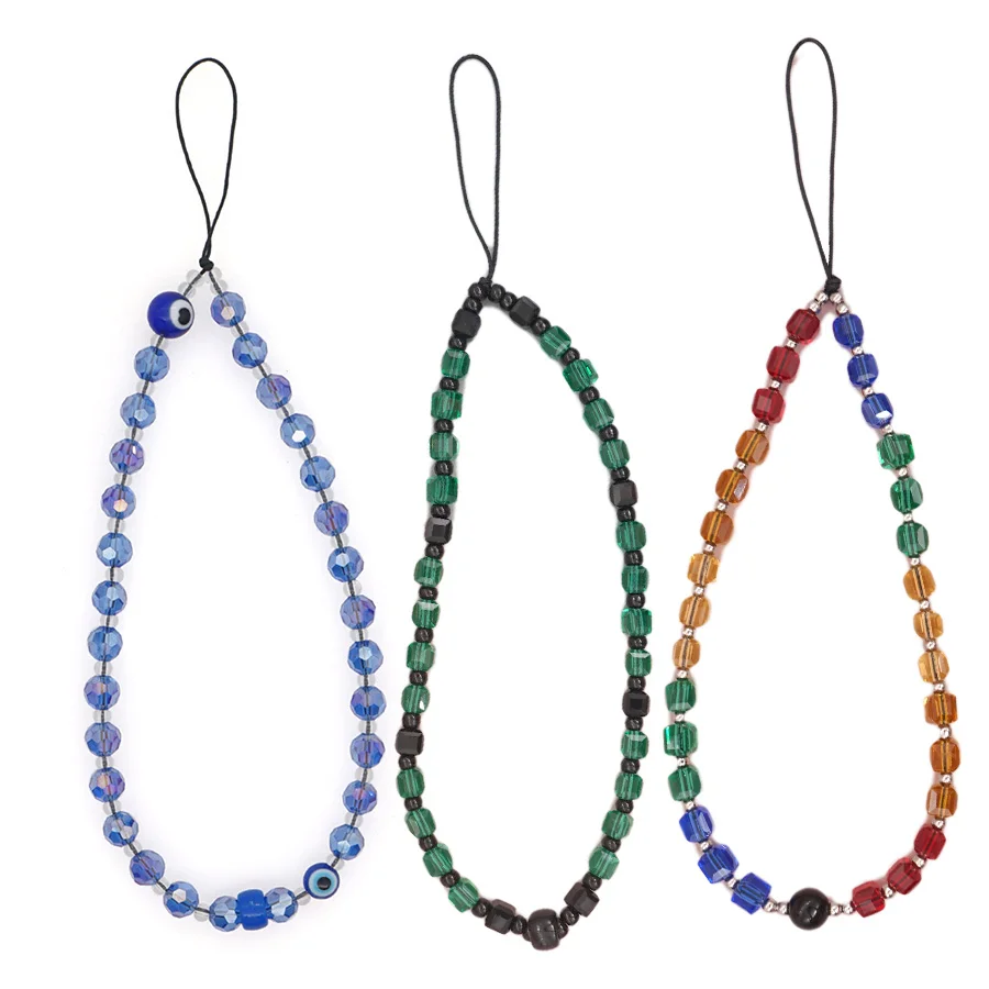 Wristlet Charm Strap Bead Chain 
